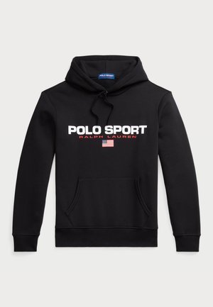 Polo Ralph Lauren POLO SPORT HOODIE UNISEX - Felpa con cappuccio - black/white