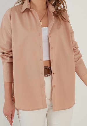 Hemdbluse - light brown
