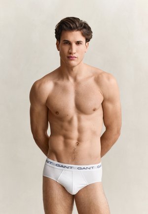 GANT, 3ER PACK SLIM FIT, LOGO STRETCH UNI 3-PACK - Slip - weiß
