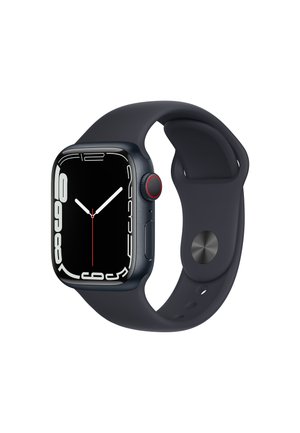 APPLE WATCH SERIES 7 41MM (GPS + CELLULAR) - Smartwatch - midnight aluminium case with midnight sport band
