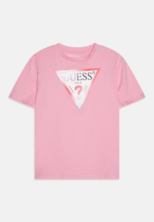 JUNIOR OVERISIZE - Marškinėliai su spaudiniu - dreamers pink