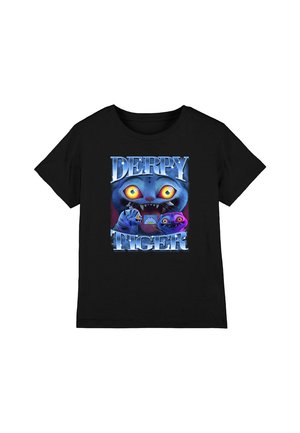 K-POP DEMON HUNTERS - DERPY TIGER BOOTLEG - Print T-shirt - black