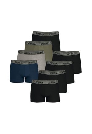 LOT DE 8  - Boxers - noir noir noir noir marine gris chiné kaki noir