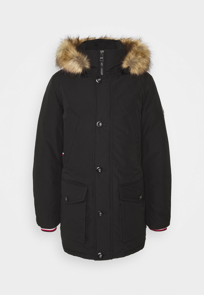 grinende disharmoni gået i stykker Tommy Hilfiger HAMPTON PARKA - Dunfrakker - black/sort - Zalando.dk