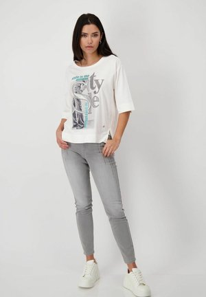 Monari FOTO SCHRIFT  - Langarmshirt - off white