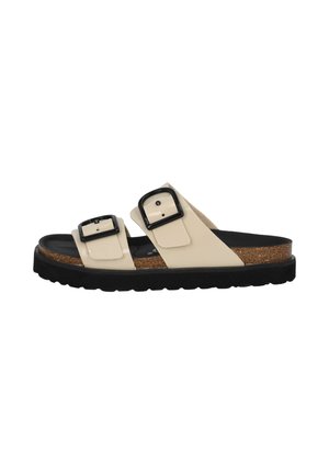 Mules - beige lack