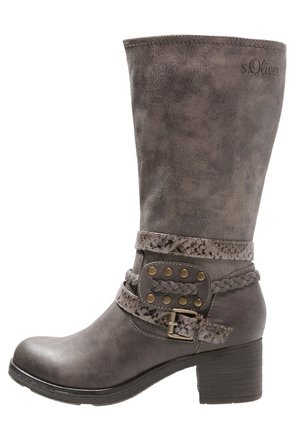 Cowboy- / bikerstøvler - dark brown