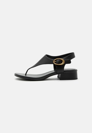 MICHAEL Michael Kors, KYA FLEX FLAT THONG - Sandale s remenom u obliku slova T - black