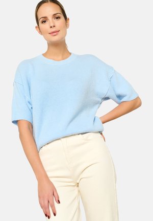 SHORT-SLEEVED - Paprasti marškinėliai - blue pastel