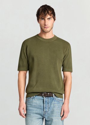 LAVORATA - T-Shirt basic - verde militare