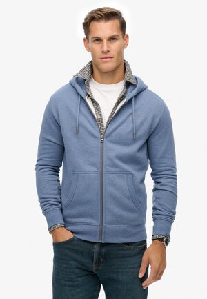 Sweater met rits - bleu