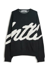 PRINTED - Pulover - black