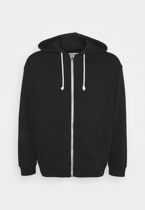 Zip-up sweatshirt - black