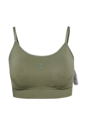 Hummel, HUMMEL HMLFLOW PADDED BRA - Sport-bh met light support - deep lichen green