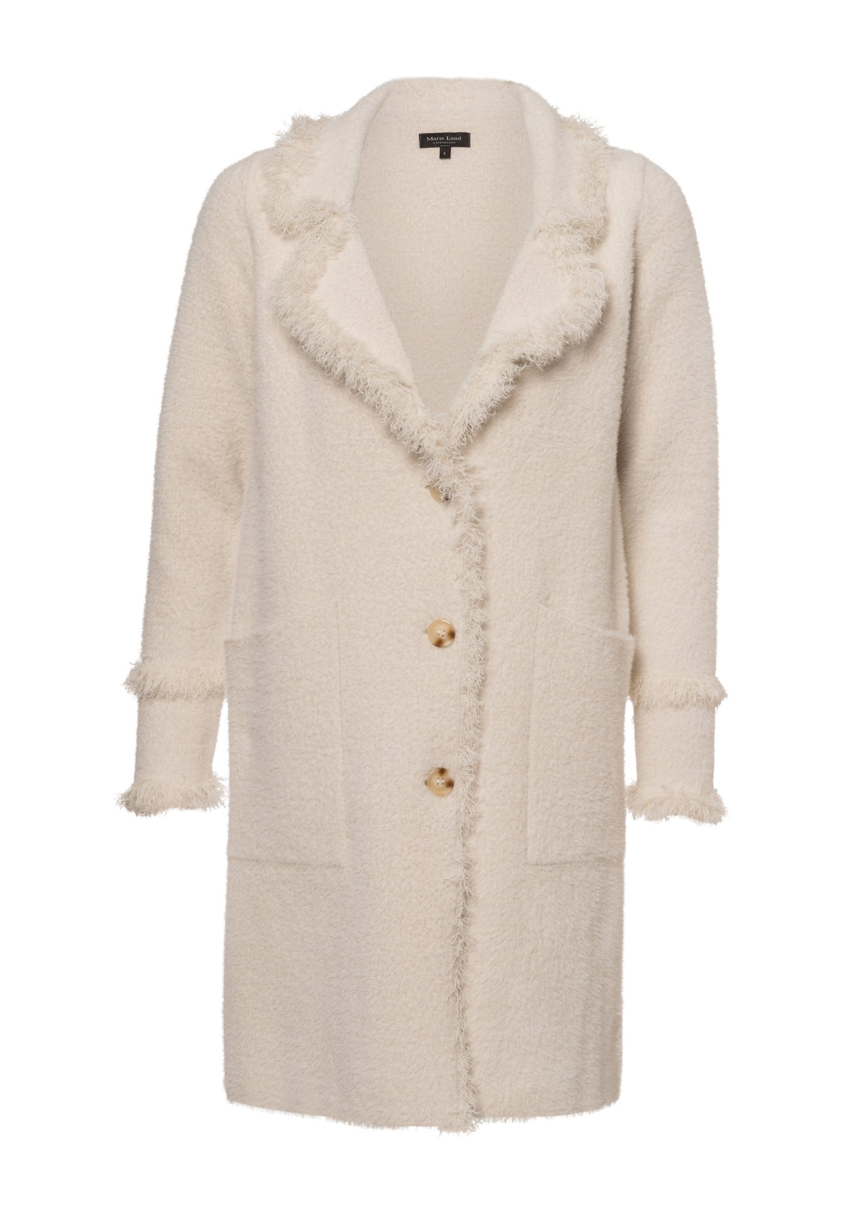 Marie Lund Kurzmantel beige