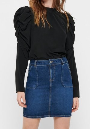 Langærmet T-shirt - black