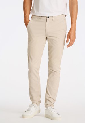 STRUCTURE SUPERFLEX - Chinos - cream