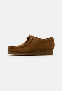 Clarks Originals - WALLABEE - Volnočasové šněrovací boty - cola Miniatura obrázku 1