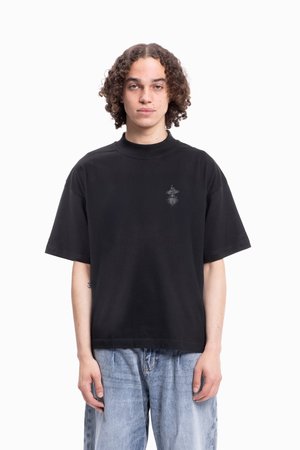SCARED BLACK - Tricou cu imprimeu - black