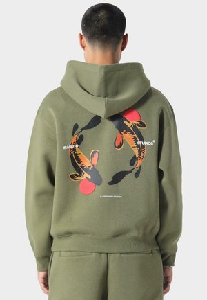 Sweat à capuche - khaki