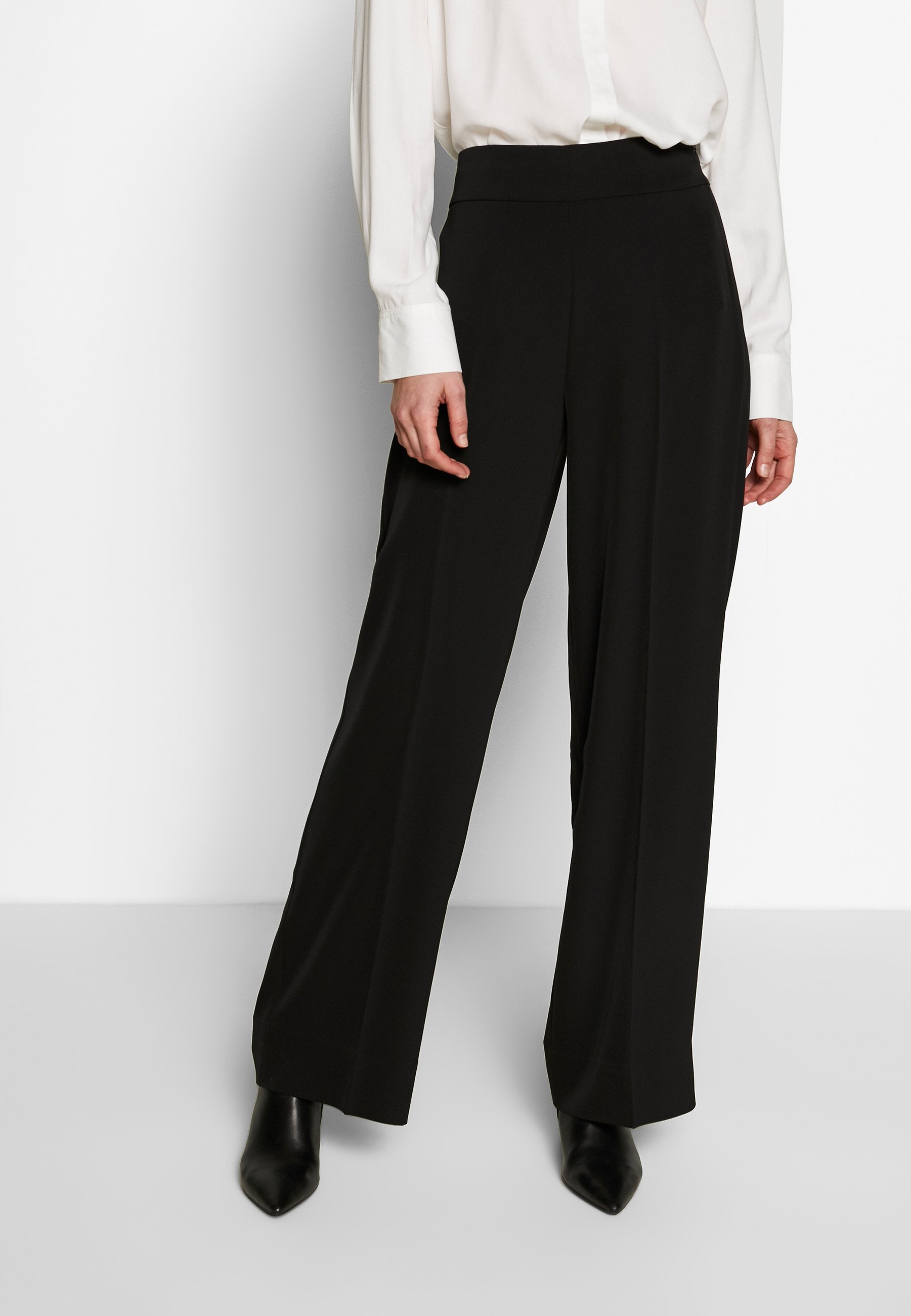 InWear ZHENIW PANTS Bukse blacksvart Zalando.no Nly by Nelly DETAILED WIDE PANTS Bukse blacksvart