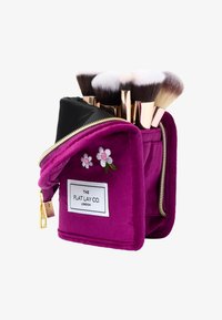 The Flat Lay Co. STANDING MAKEUP BRUSH CASE - Toalettmappe - plum daisy