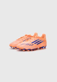 adidas Performance F50 LEAGUE UNISEX - Voetbalschoenen voor harde ondergrond - beam orange/lucid blue/white