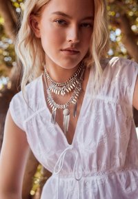 Next BRODERIE SHORT SLEEVE- REGULAR FIT - Blouse - white