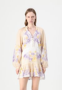 TWINSET DRESS - Dienas kleita - lavender/yellow