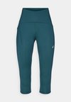 ROAD HIGH WAIST CAPRI - 3/4 sports trousers - saxon green