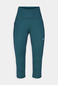 ROAD HIGH WAIST CAPRI - 3/4 sports trousers - saxon green