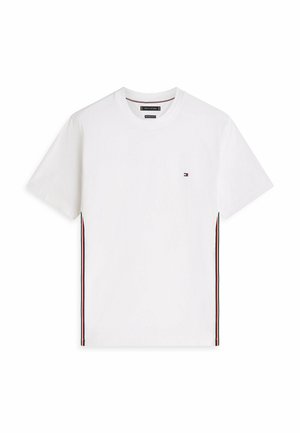 Tommy Hilfiger, GLOBAL STRIPE SIDE SEAM  - T-shirt imprimé - white