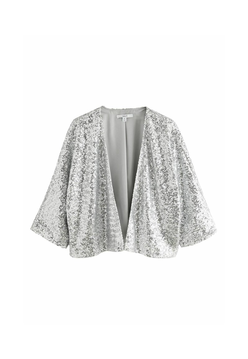 Next - REGULAR FIT - SEQUIN - Bleizeris - silver, Padidinti