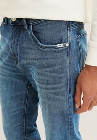 TOM TAILOR TTJOSH Slim - Blugi slim fit - used mid stone blue denim