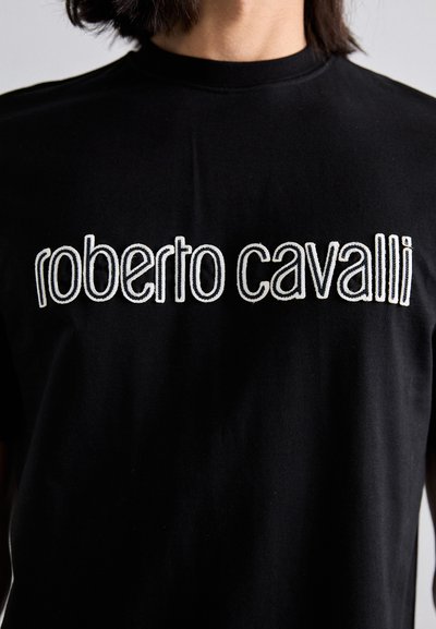 Roberto Cavalli REGULAR FIT  - T-shirt imprimé - black
