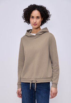 IN UNIFARBE - Hoodie - braun
