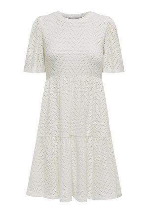 JDYCARLA CATHINKA DRESS - Jersey dress - cloud dancer