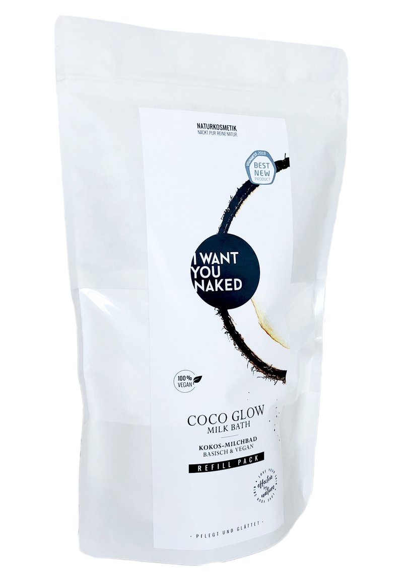 I WANT YOU NAKED COCO GLOW MILK BATH REFILL - Navulling bad & lichaam