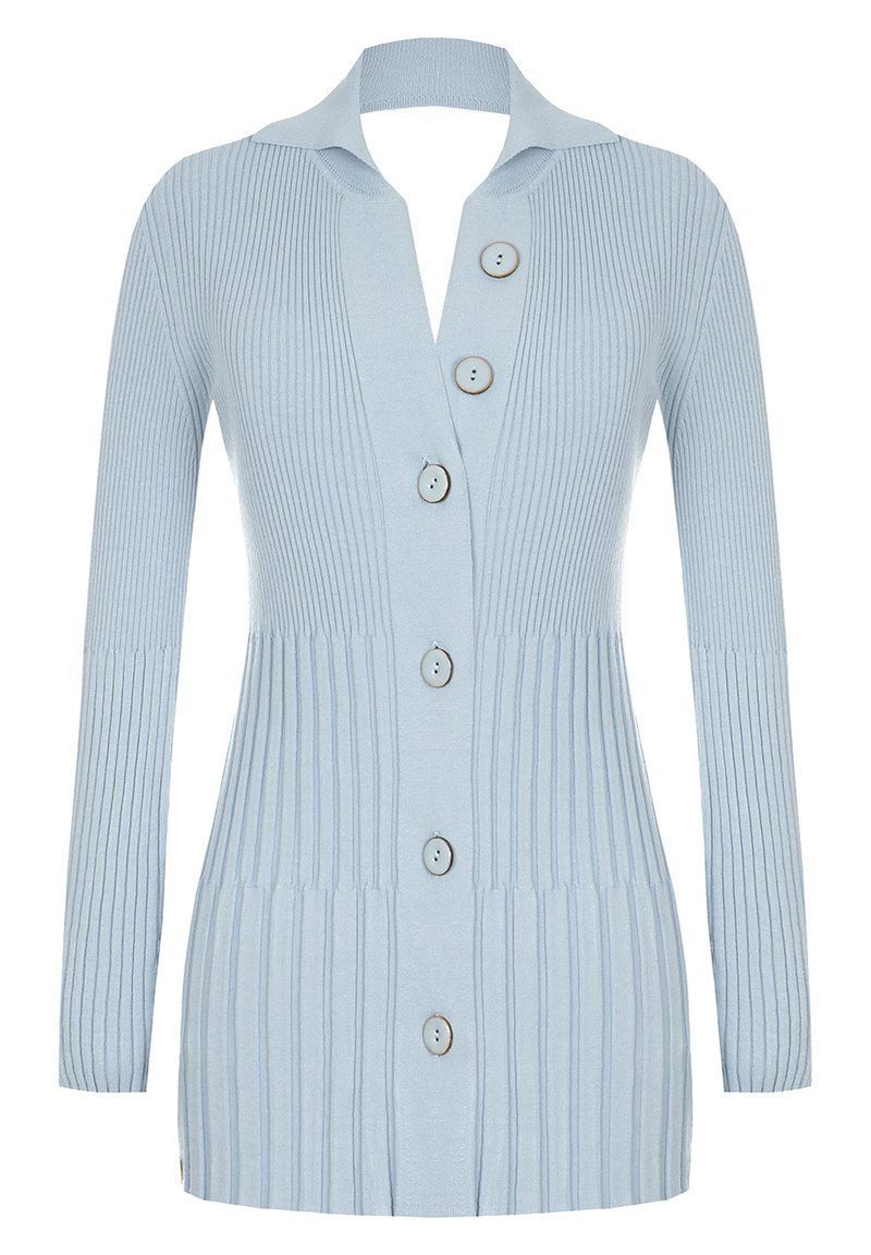 Damen Strickjacken | Manila Grace Strickjacke polvere/grau - AR23608 Damen Strickjacken | Manila Grace Strickjacke polvere/grau - AR23608