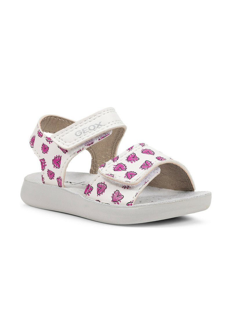 Geox Sandali white fuchsia/bianco