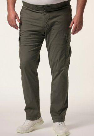 BAUCHFIT ULTRALEICHT - Cargohose - dark gray green