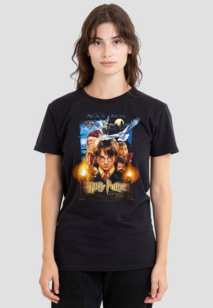 Cotton Soul, HARRY POTTER MOVIE POSTER - Print T-shirt - black