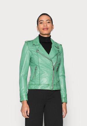LISA - Leather jacket - green