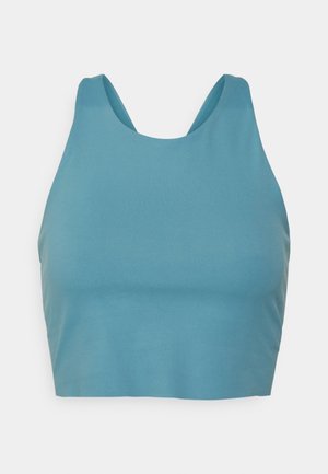 Nike Performance LUXE CROP TANK - Top - noise aqua