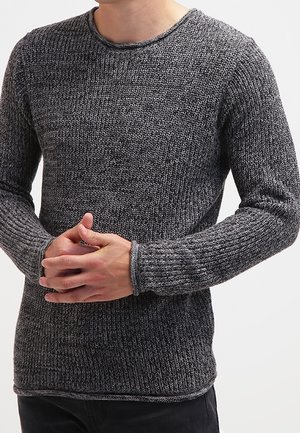 Neule - mottled light grey