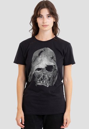 DARTH VADER LARGE FACE - Print T-shirt - black
