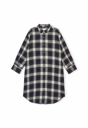 CHECK - Košilové šaty - blue check