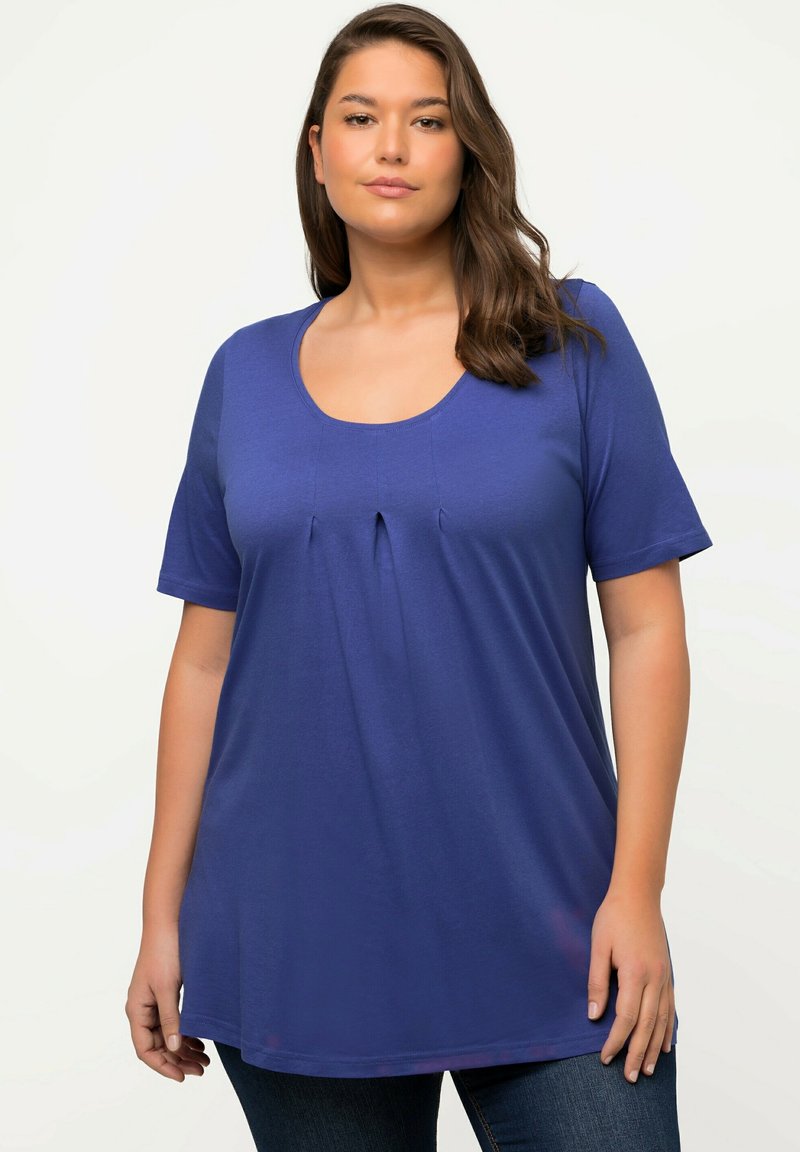 Ulla Popken Jednoduché tričko - dark blue
