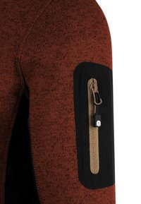 normani Outdoor Sports OUTDOOR ÜBERGANGS STRICKJACKE MIT SEITENTASCHEN - Fleecejacke - rot