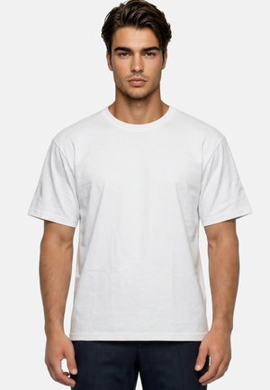 Reichstadt REICHSTADT HERREN OVERSIZED T-SHIRT 24RS058 - T-shirt basic - white